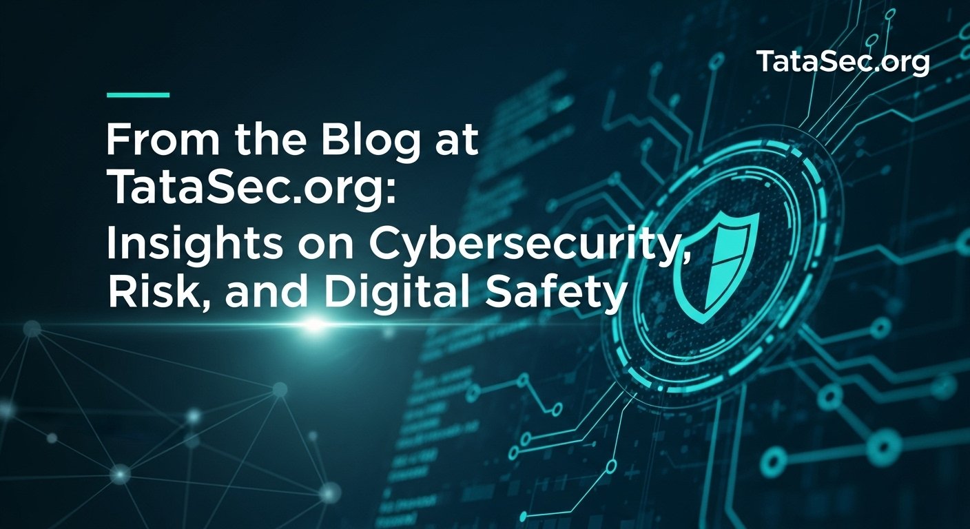 From the Blog at TataSec.org