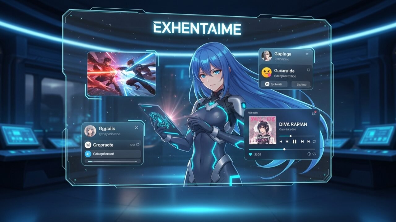 Exhentaime – A Modern Anime & Digital Media Concept
