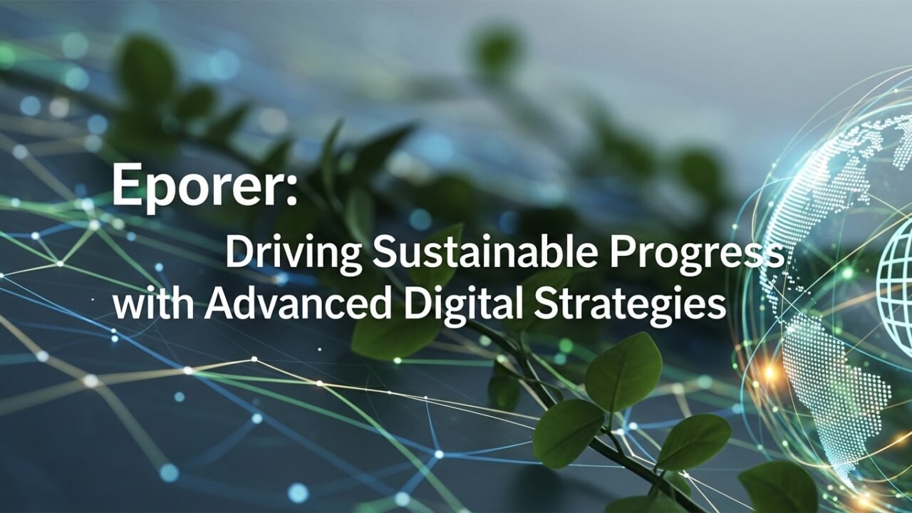 Eporer: Driving Sustainable Progress with Advanced Digital Strategies