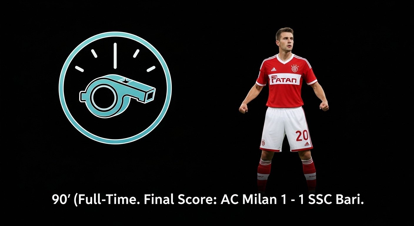AC Milan vs SSC Bari Timeline