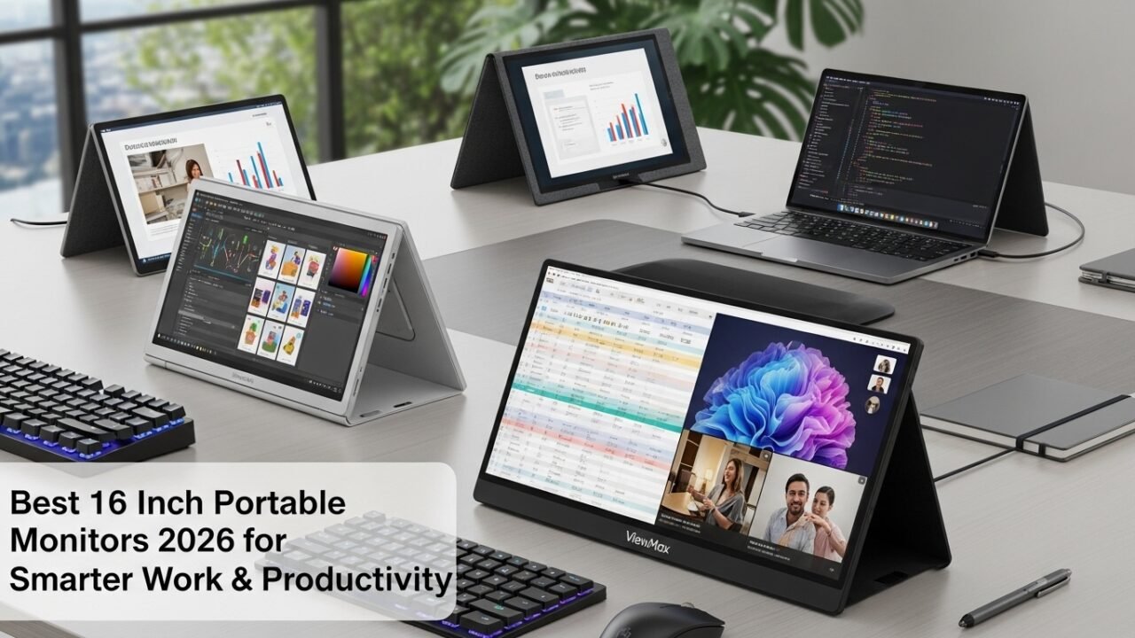 Best 16 Inch Portable Monitors 2026 for Smarter Work & Productivity